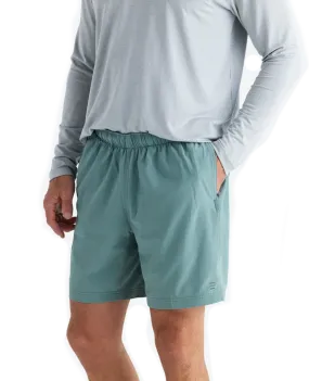 7" Lined Breeze Short Sabal Green