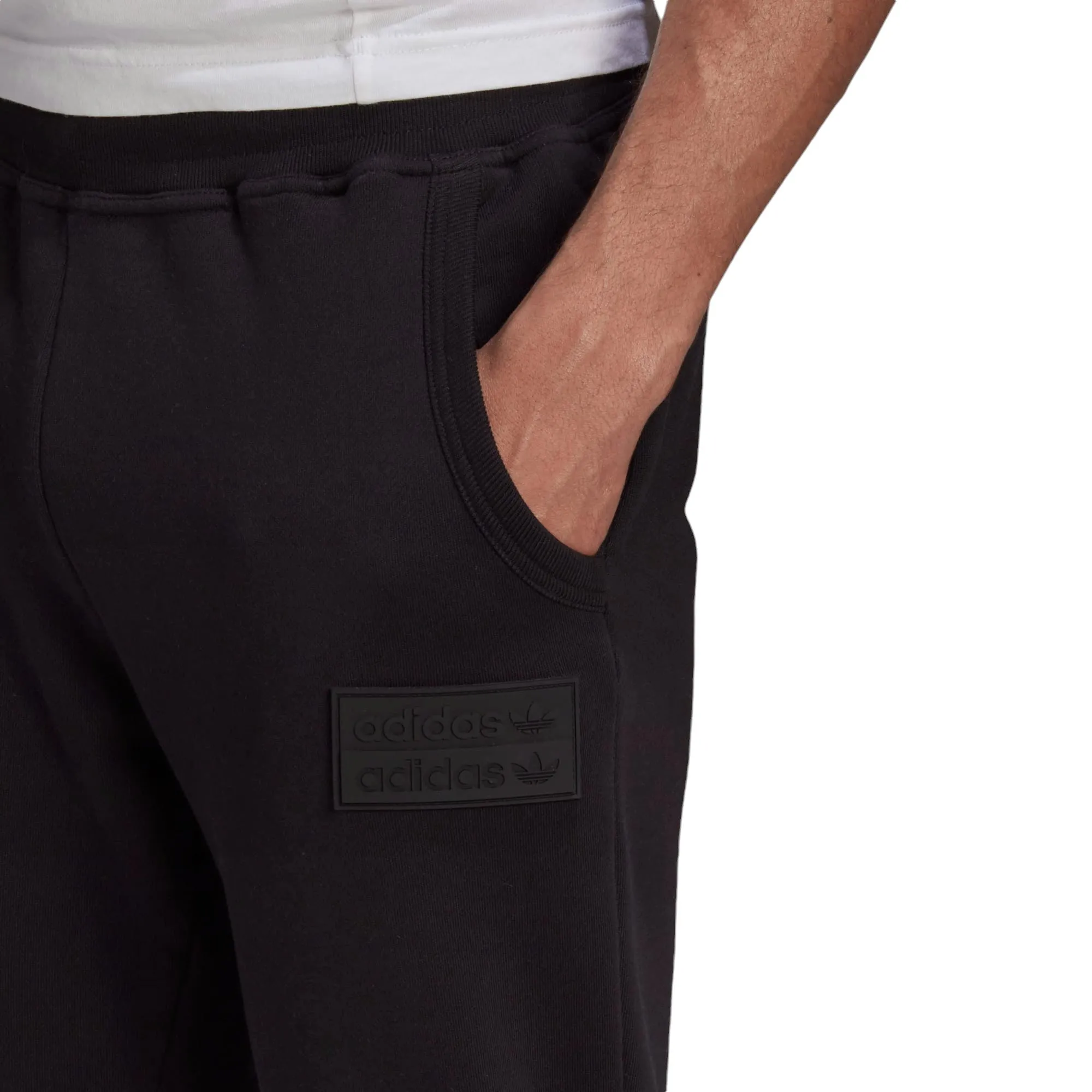 adidas Originals R.Y.V. Silicone Double Linear Badge Joggers - Black