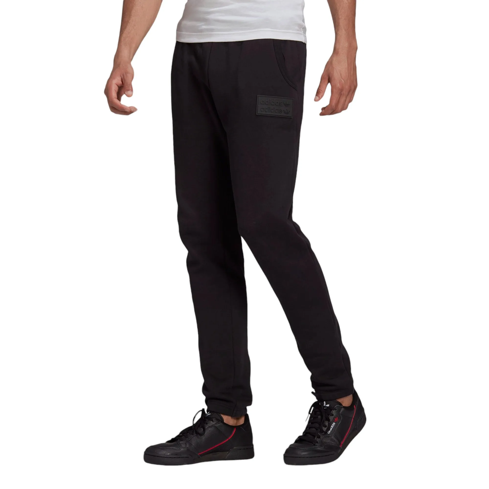 adidas Originals R.Y.V. Silicone Double Linear Badge Joggers - Black