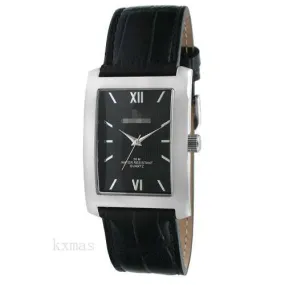 Affordable Trendy Leather 22 mm Replacement Watch Band 2033BK_K0027888