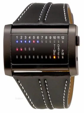 Affordable Trendy Leather 24 mm Watch Band Replacement IRH202RB1_K0021304