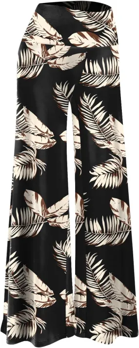 Arolina Women's Stretchy Wide Leg Palazzo Lounge Pants Casual Comfy High Waist Palazzo Pants