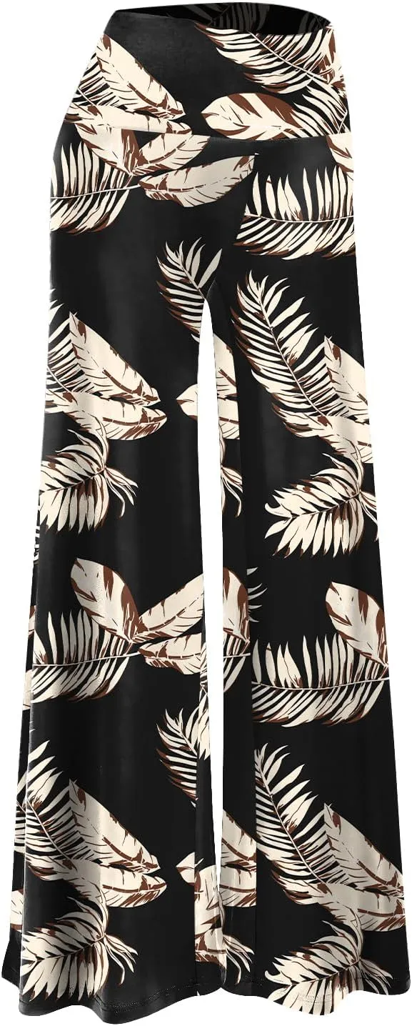 Arolina Women's Stretchy Wide Leg Palazzo Lounge Pants Casual Comfy High Waist Palazzo Pants