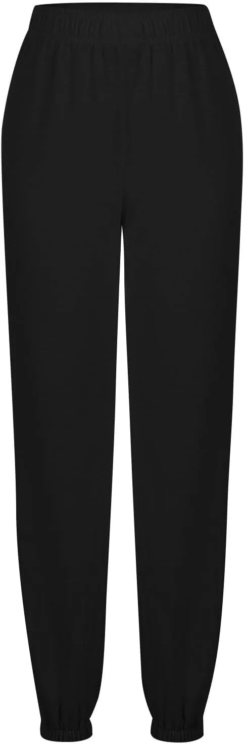 Baggy Sweatpants for Women Lightweight Elastic High Waisted Sweatpants Joggers with Pockets Comfy Lounge Pants Trousers