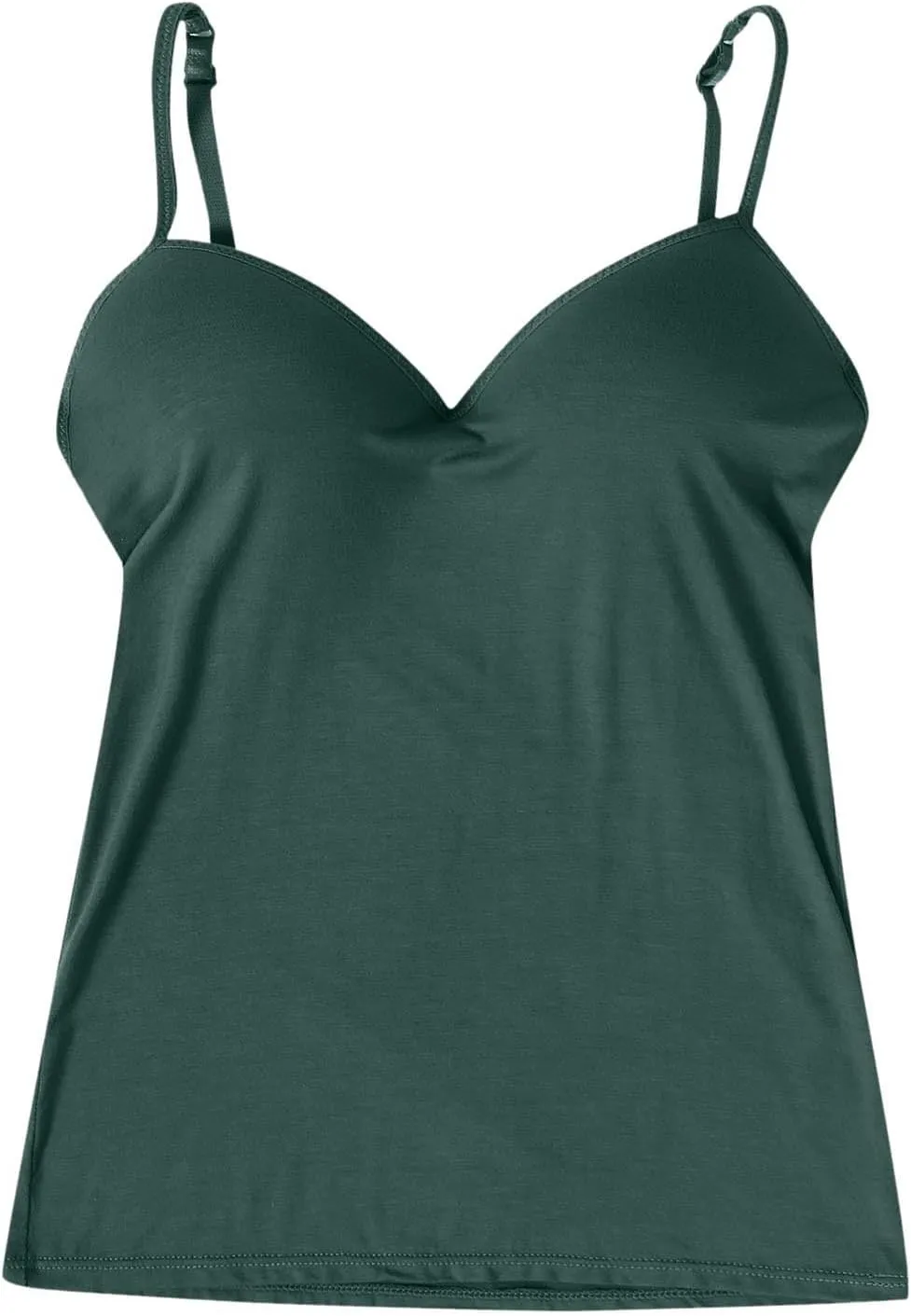 Camisole Tops for Women Wtih Shelf Bra Adjustable Strap Workout Yoga Shirt Summer Tank Top Layer Padded Bra