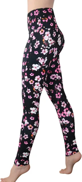 Comfy Yoga Women's Printed High Waisted Yoga Leggings | 2 Side Pockets | Soft Lightweight Workout Leggings