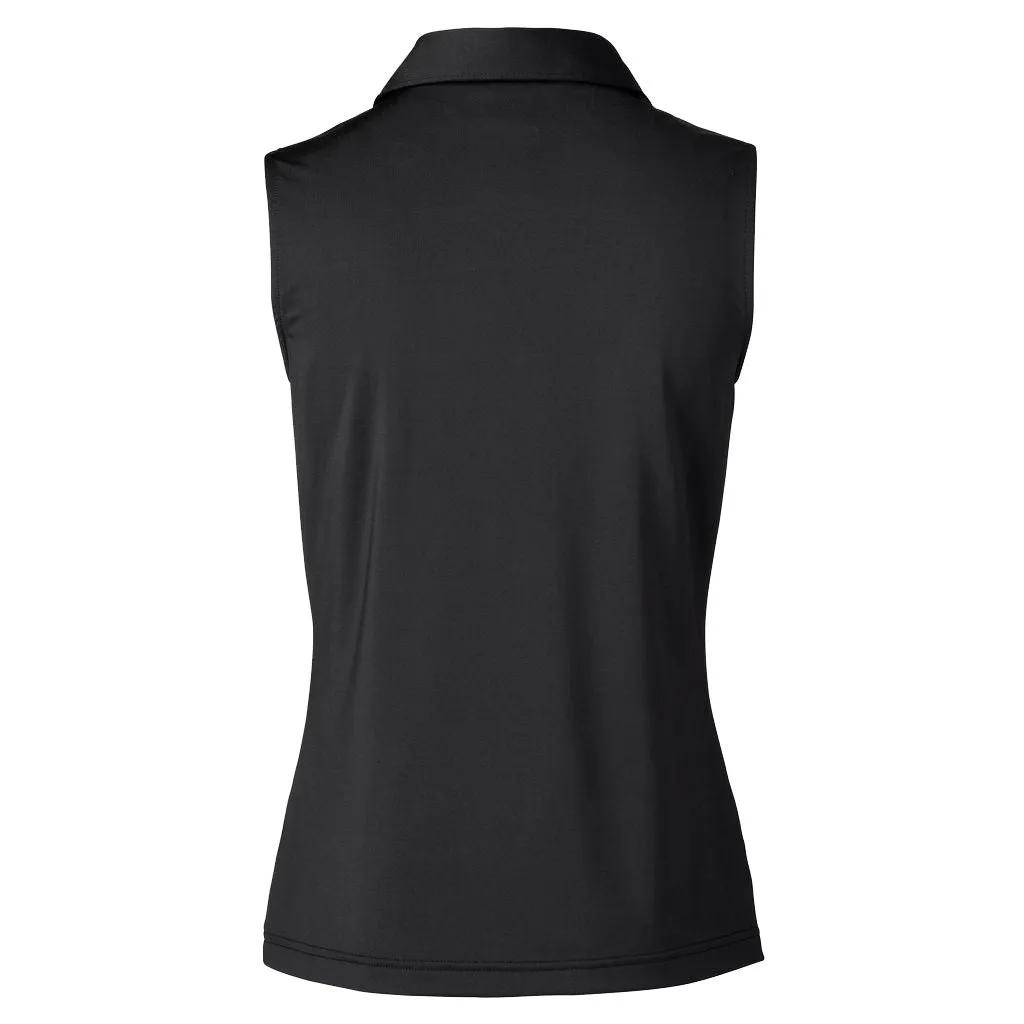 Daily Sports Judy Black Womens Golf Polo