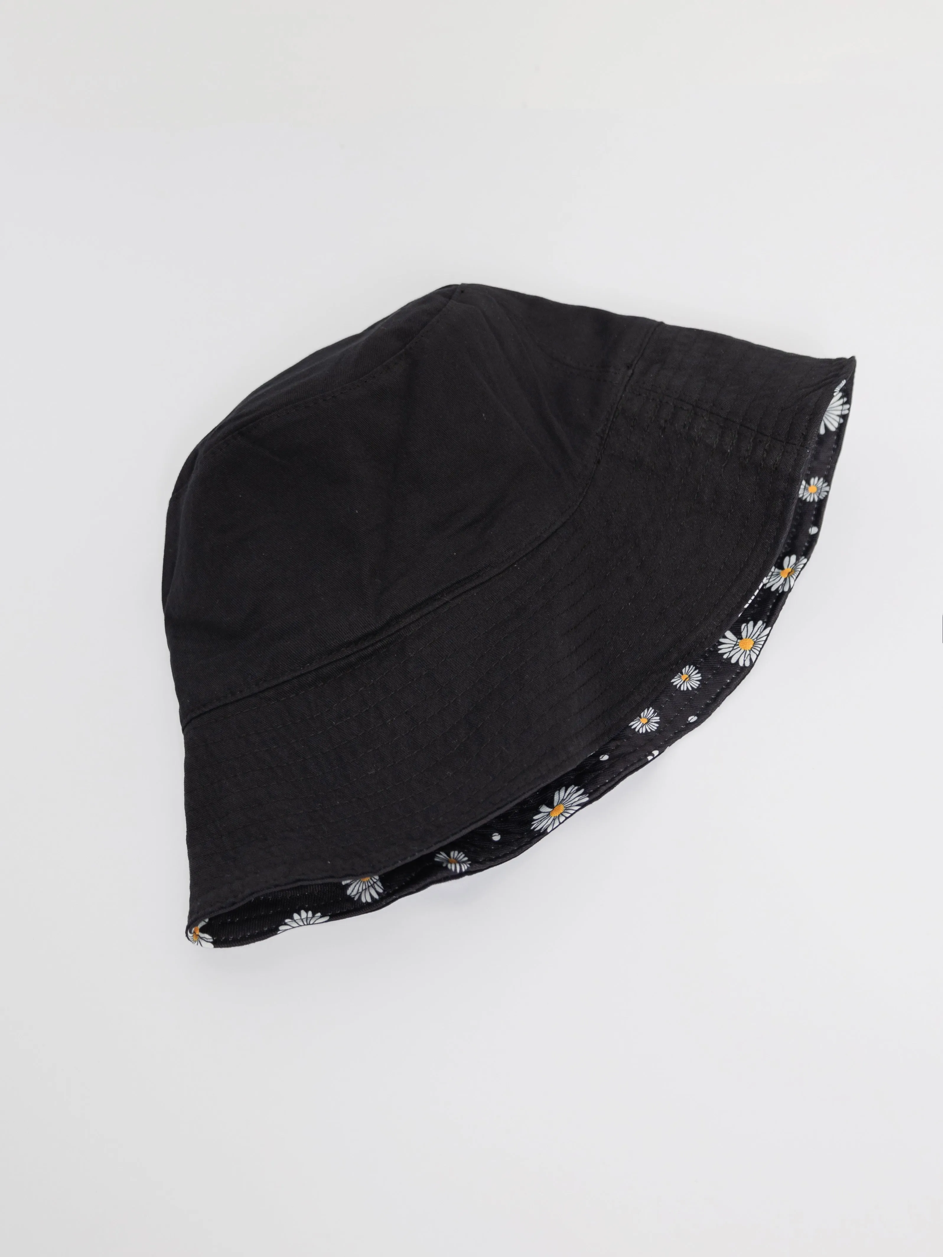 Daisy Black - Reversible Bucket Hat (Adult/Older Kid)