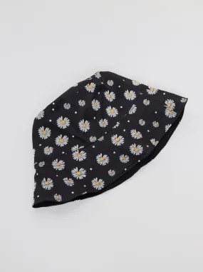 Daisy Black - Reversible Bucket Hat (Adult/Older Kid)