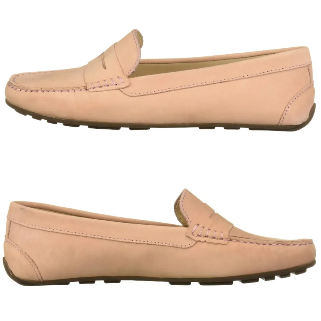 DRIVERS CLUB Girl's Leather Naples Loafers