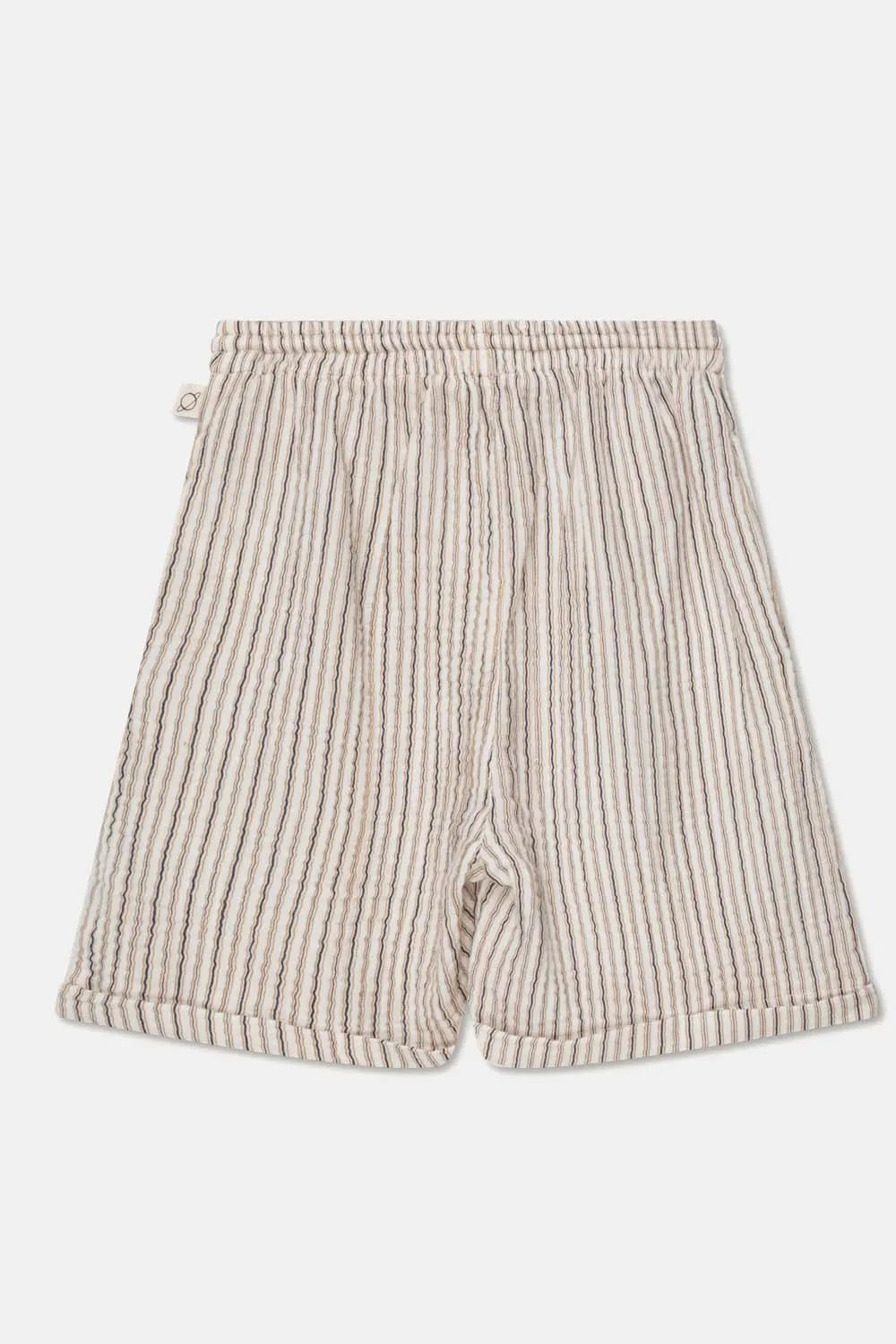 Gauze Stripe Bermuda Shorts