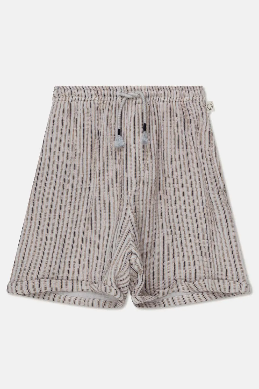 Gauze Stripe Bermuda Shorts