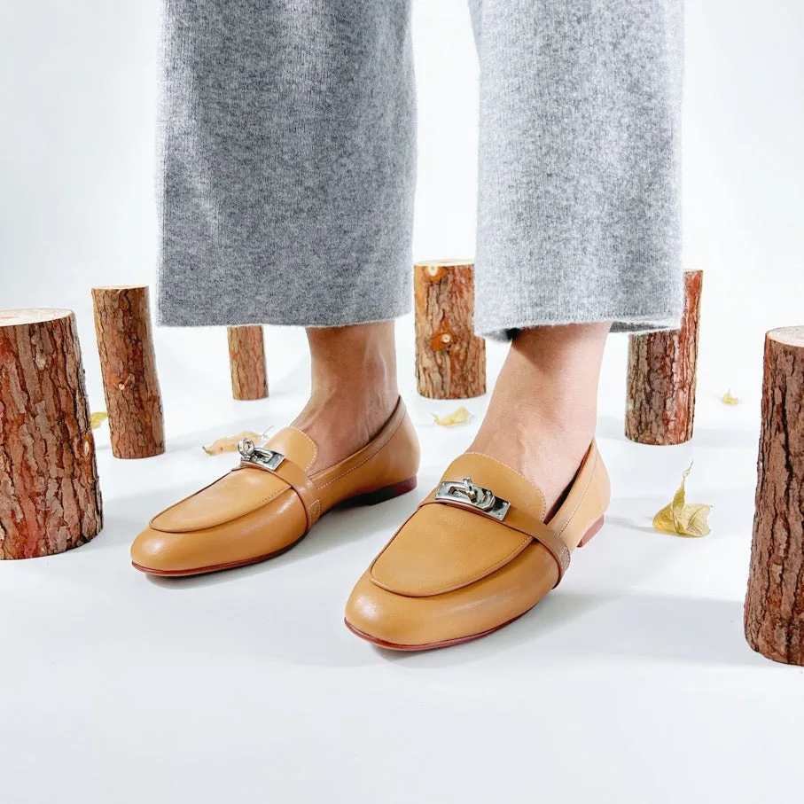 Genuine First Layer Cowhide City Walk Loafers