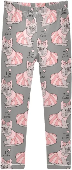Girls Leggings Soft Toddler Leggings for Girls Kids Pants Size 4T-10T