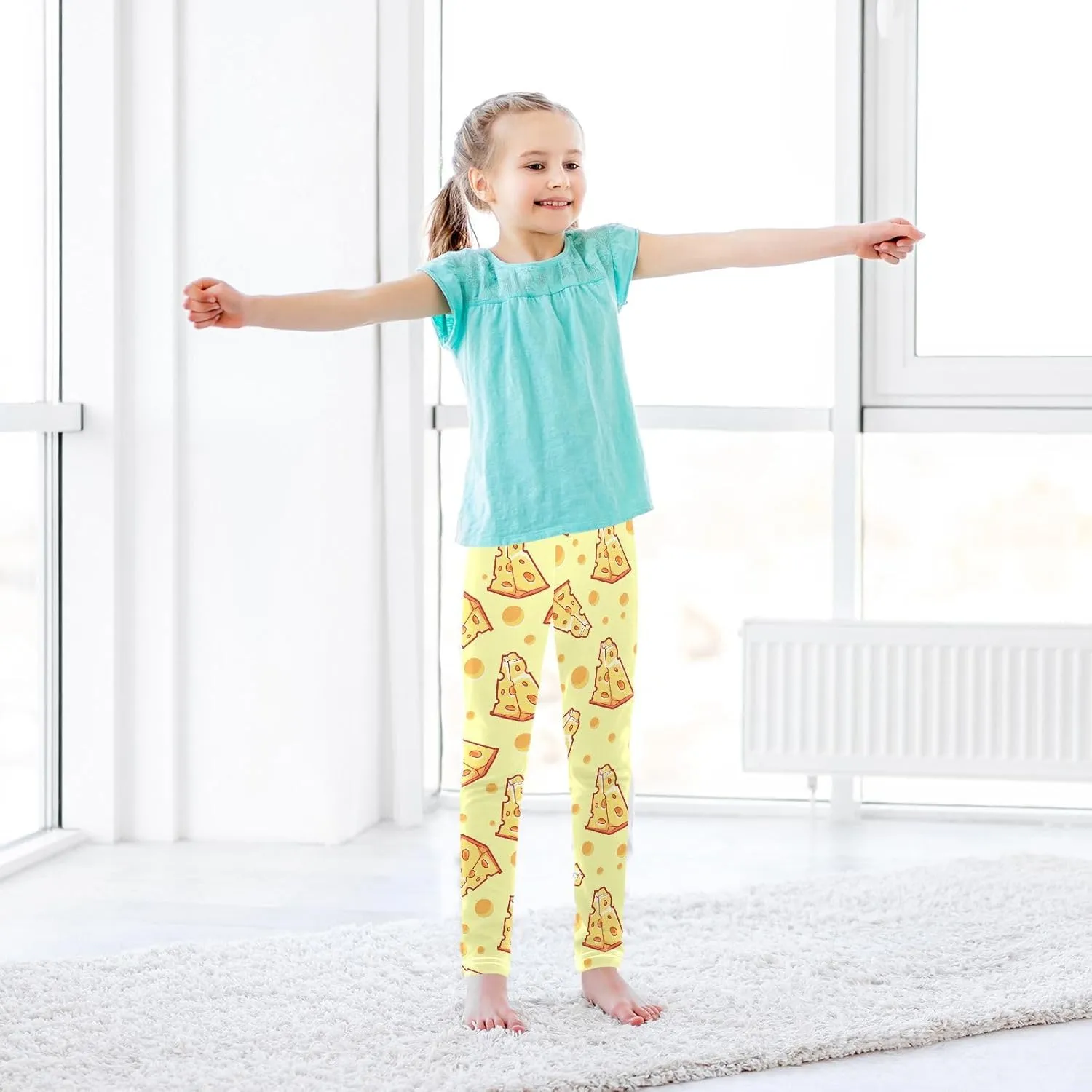 Girls Leggings Soft Toddler Leggings for Girls Kids Pants Size 4T-10T