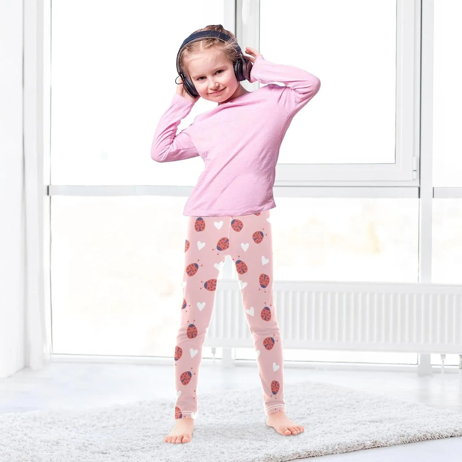 Girls Leggings Soft Toddler Leggings for Girls Kids Pants Size 4T-10T