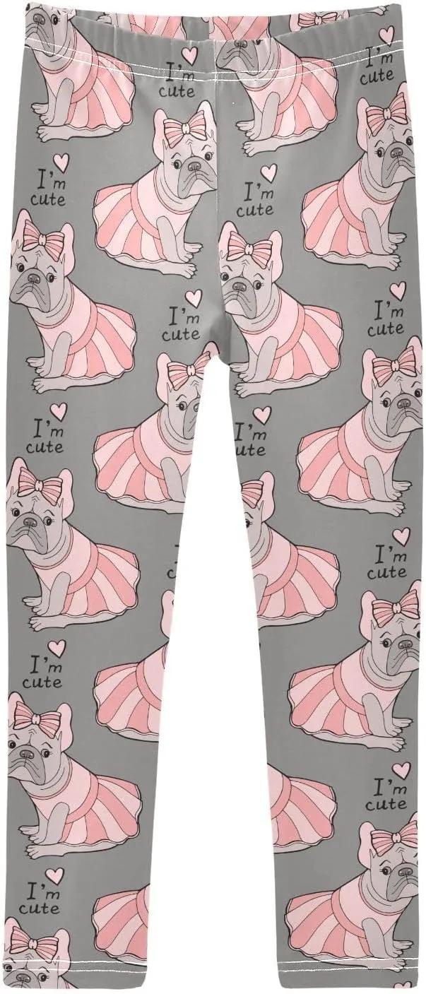 Girls Leggings Soft Toddler Leggings for Girls Kids Pants Size 4T-10T