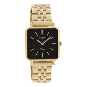 Gold coloured OOZOO watch with gold coloured stainless steel bracelet - C9957