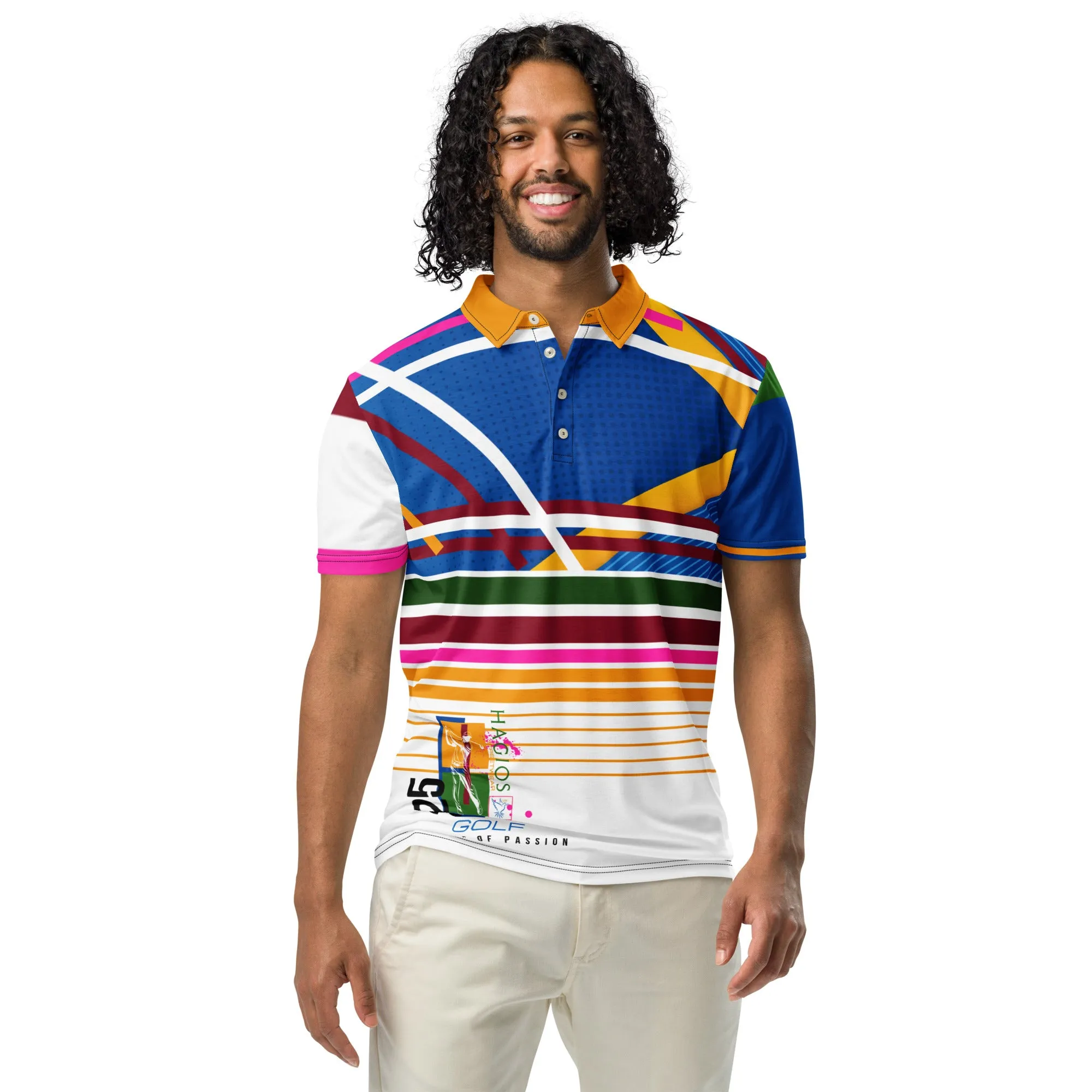 Greatest comfort to a performance  active man. Polo Shirt Collection  Men’s slim fit polo| Hagios Street Wear