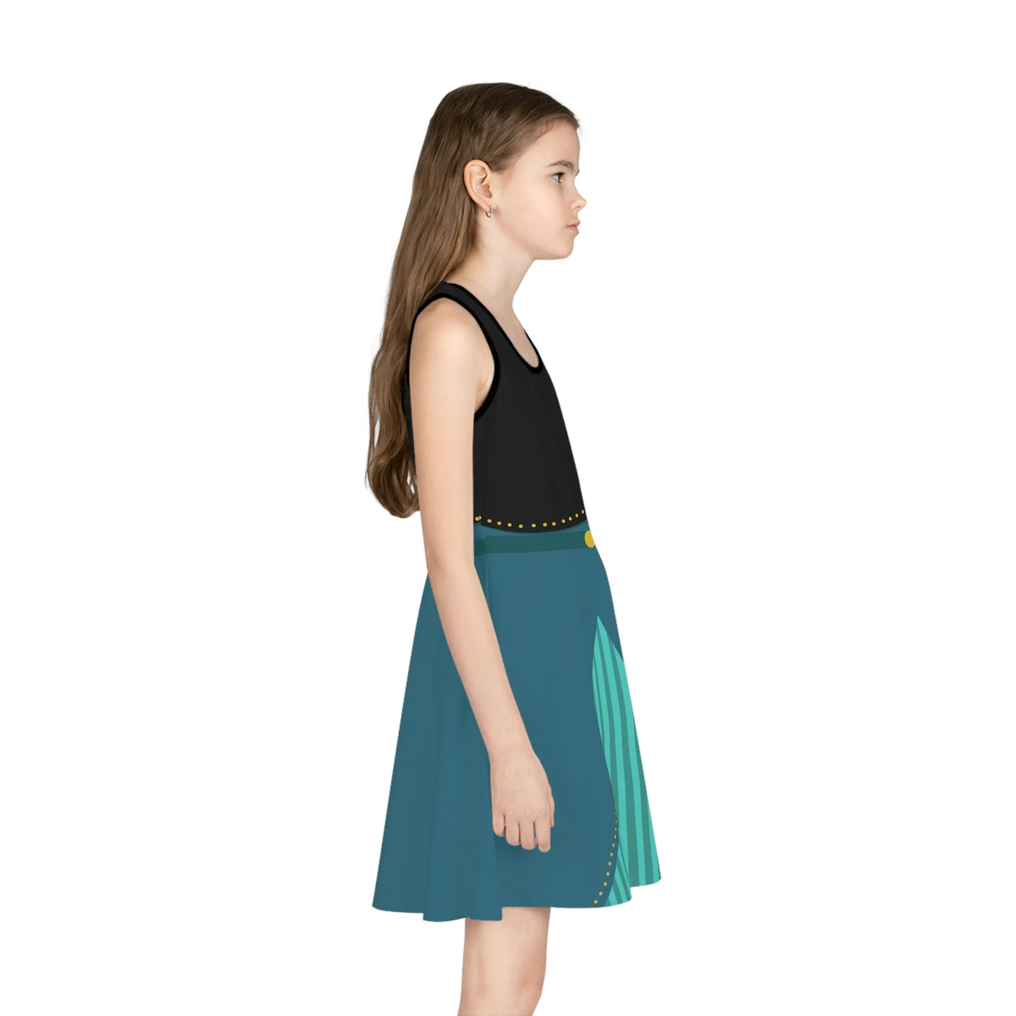 It's Good to be Queen Girls' Sleeveless Sundress