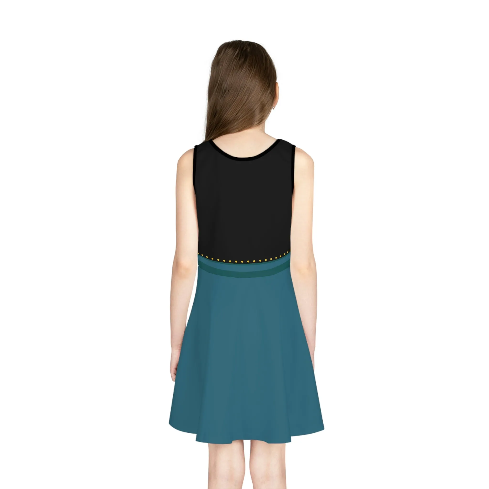 It's Good to be Queen Girls' Sleeveless Sundress
