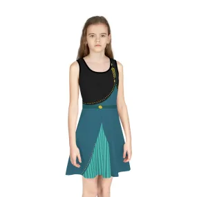 It's Good to be Queen Girls' Sleeveless Sundress