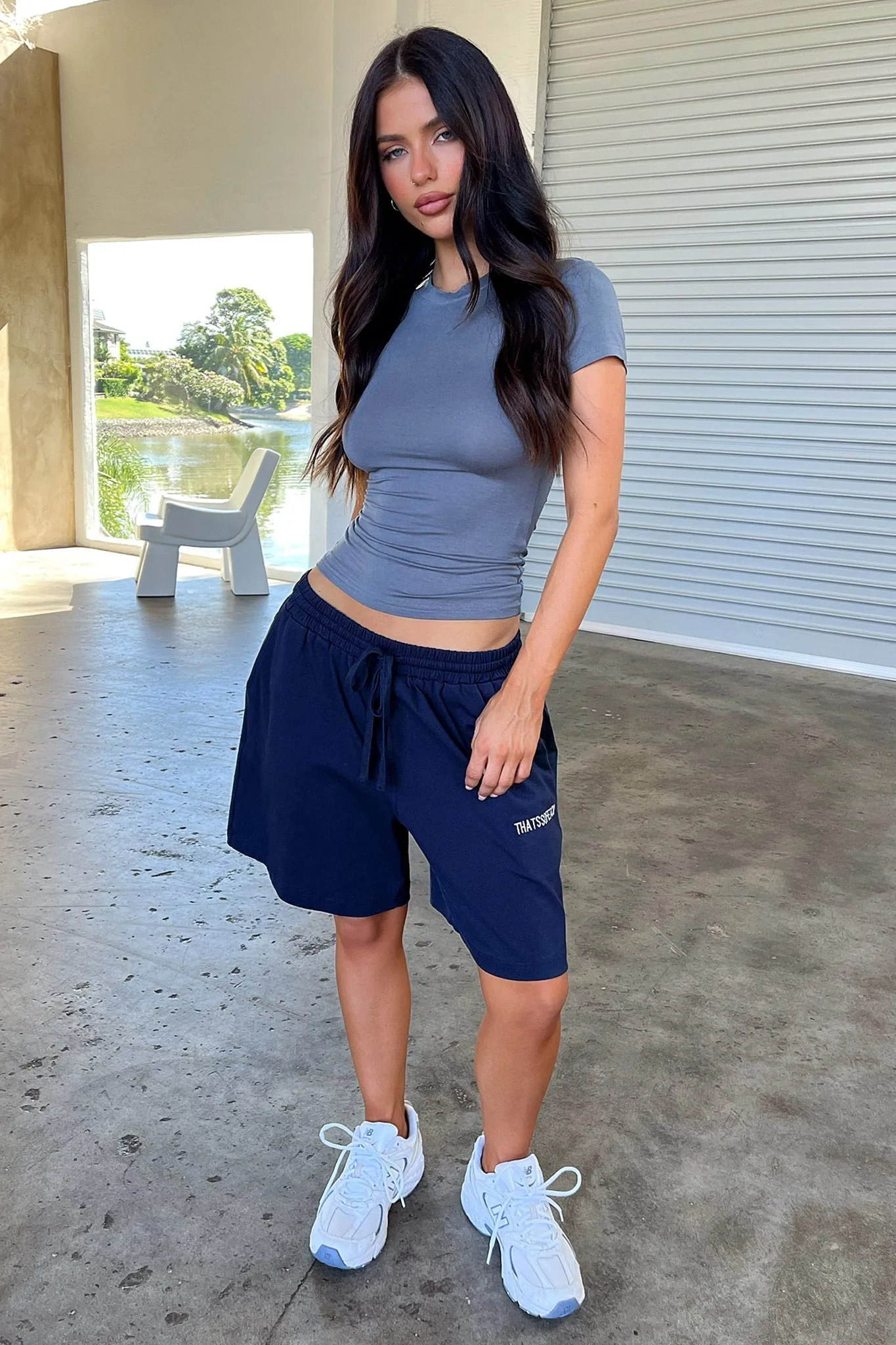 Jaska 3/4 Shorts - Navy