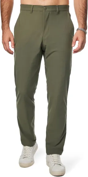 JMIERR Mens Chino Pants Casual Stretch Golf Pants Waist Tapered Trousers Lightweight Comfy Pants with Zipper Pockets