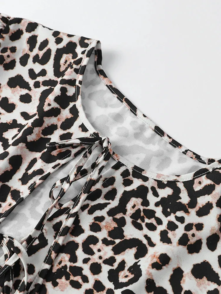 Kendall™ | Leopard Print Flirty & Flowing Sundress