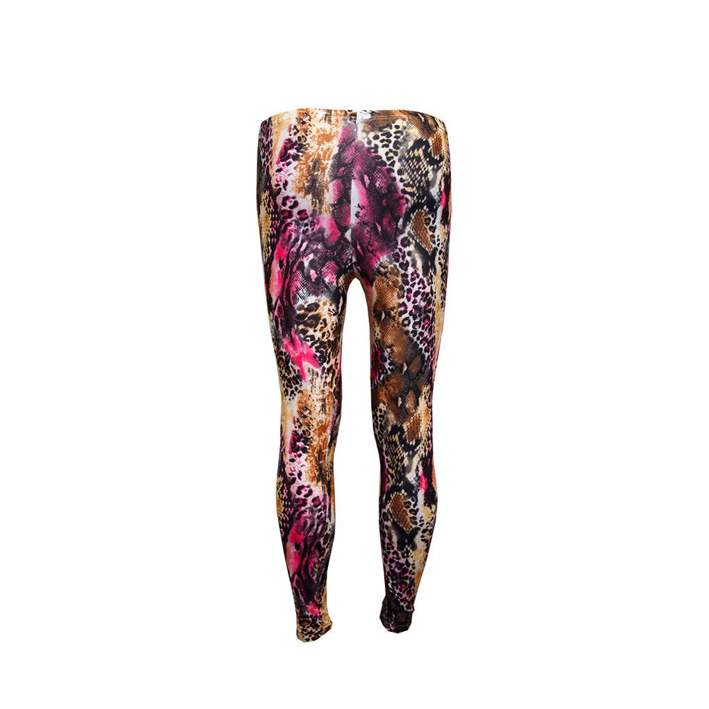 Ladies Strecth Floral Digital Sublimation Print Lyrca Full Length Leggings