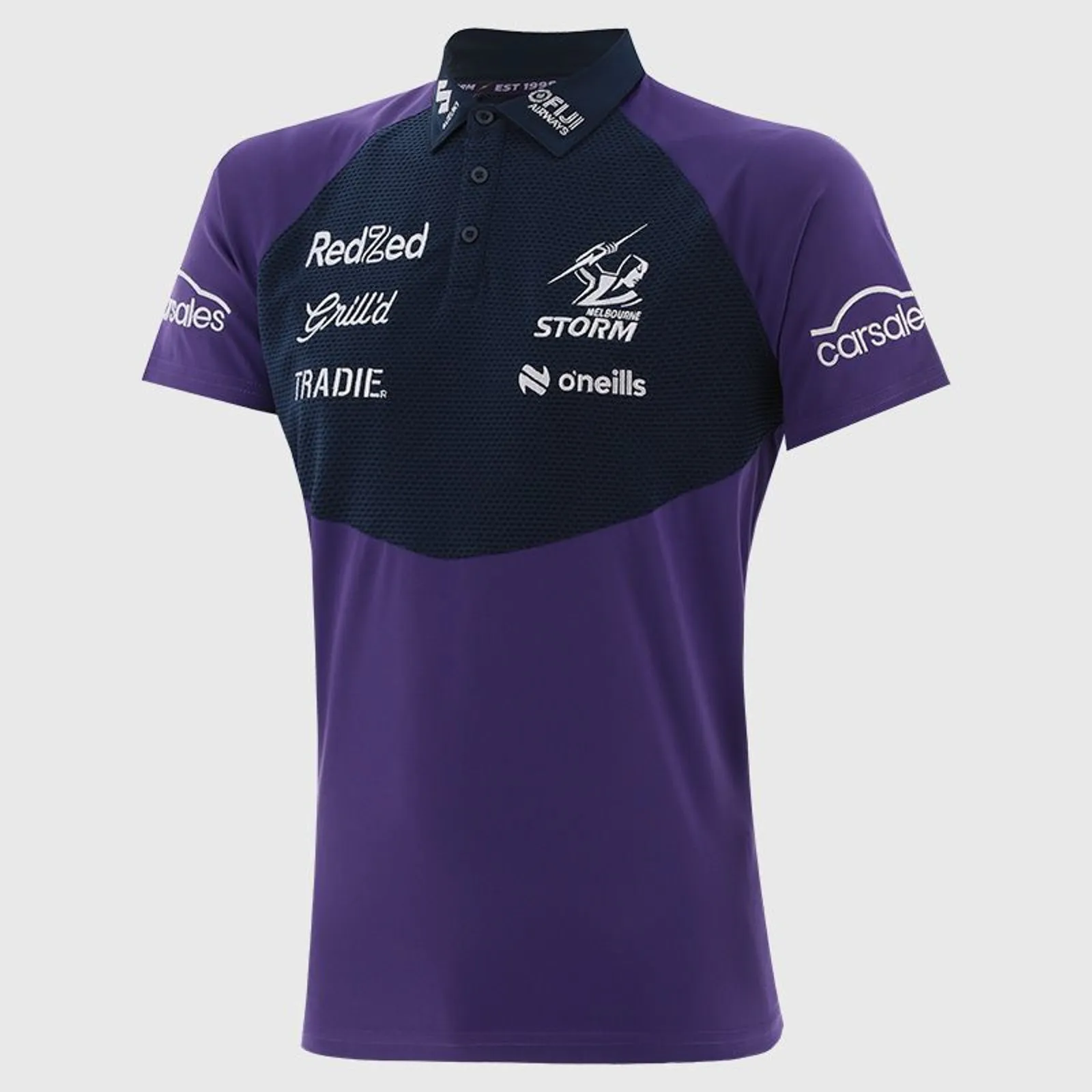Melbourne Storm 2025 Men's Media Polo NRL Rugby League by O'Neills