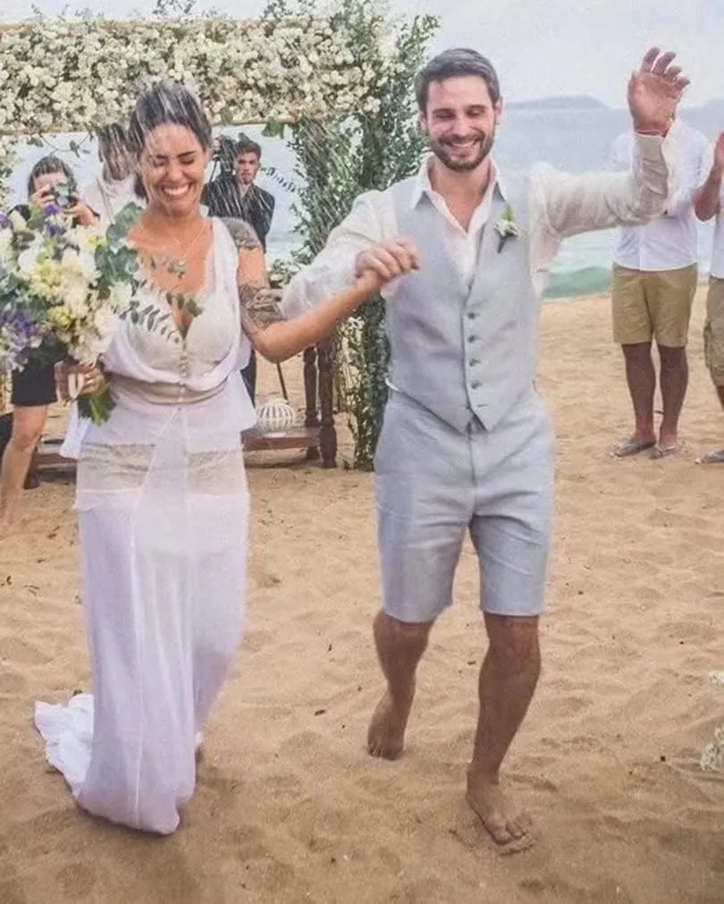 Men Suit Linen Set Vest and Pants Slim Fit Outfit 2 Pieces Casual Style Homecoming Summer Wedding Stylish