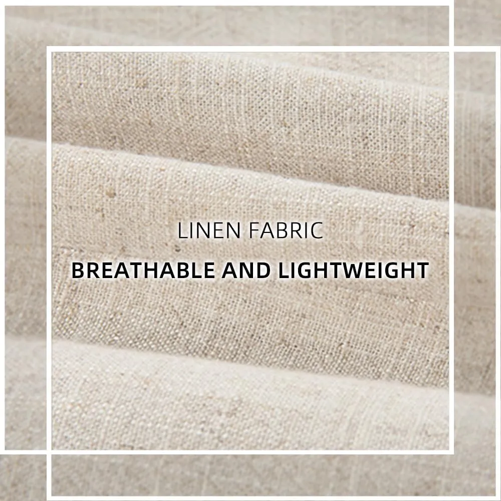 Men Suit Linen Set Vest and Pants Slim Fit Outfit 2 Pieces Casual Style Homecoming Summer Wedding Stylish