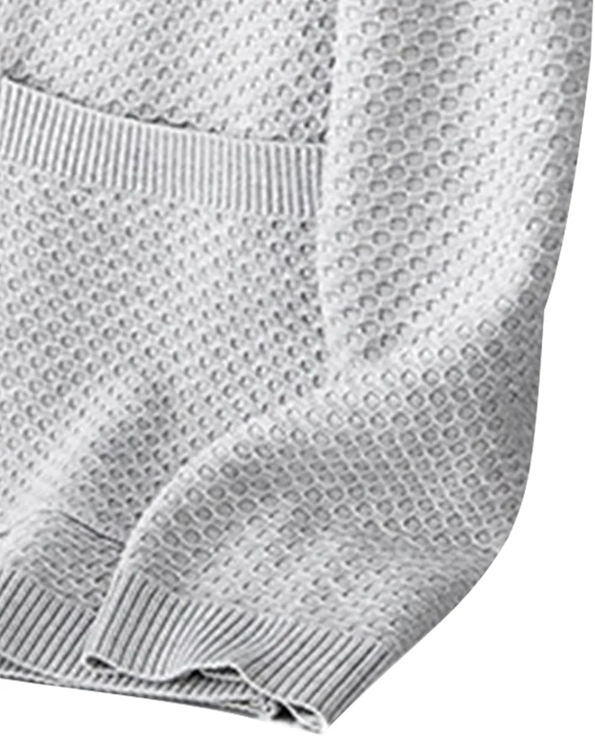 Men's V-Neck Stretchy Fleece Sweater Solid Color Casual Cardigan Coats Slim Soft Stylish Knitted Coats