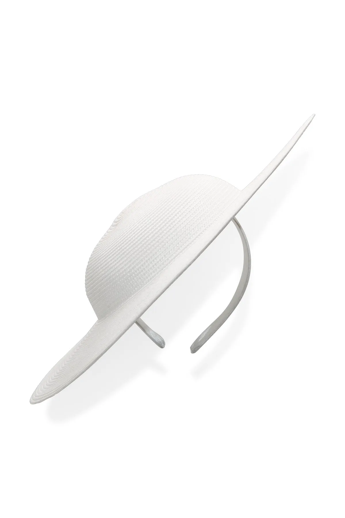 Morgan & Taylor Mini Mona Plate Hat - White