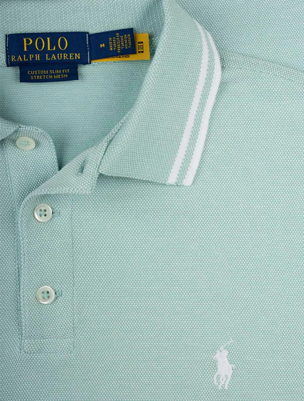 Oxford Pique Polo Pistachio