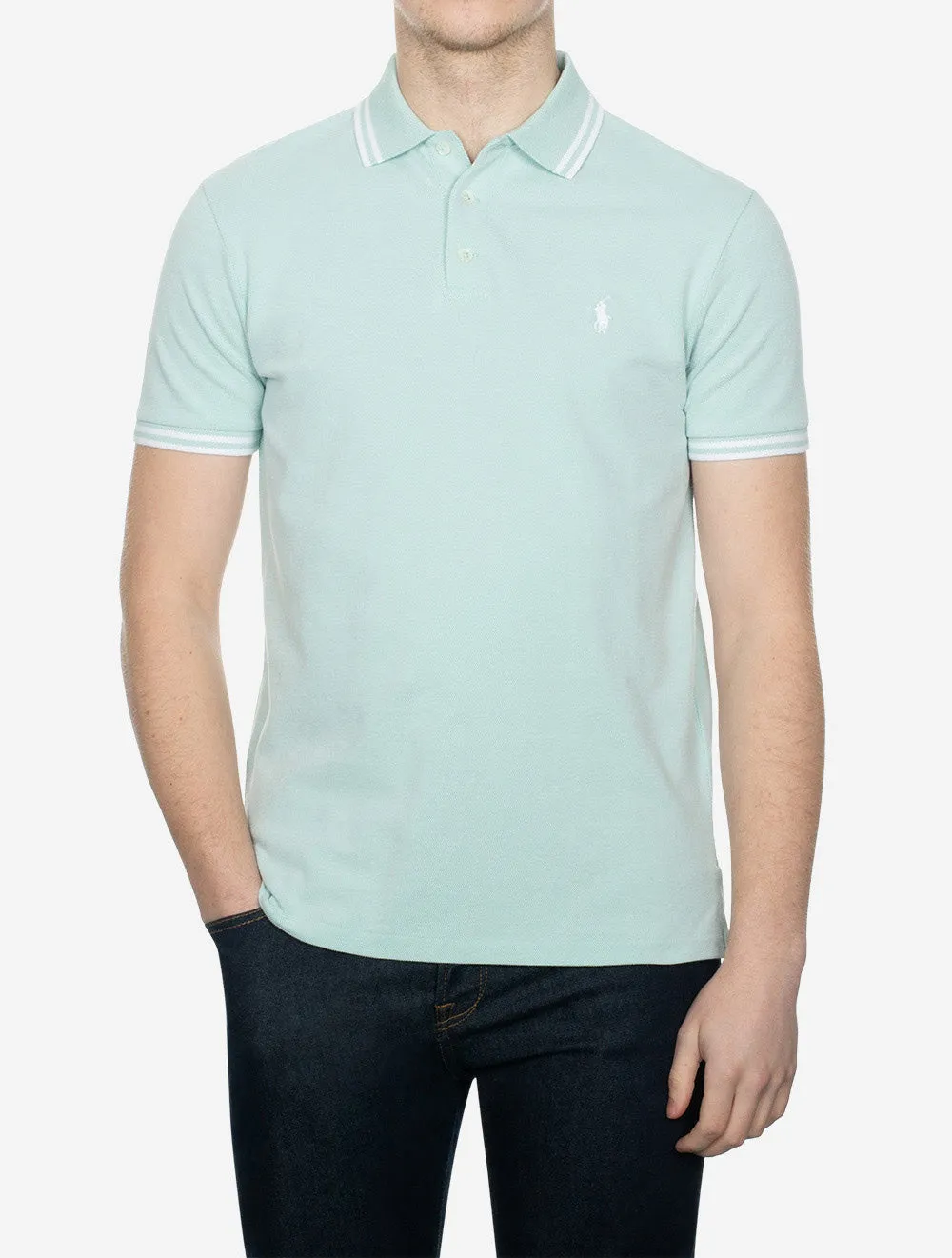 Oxford Pique Polo Pistachio