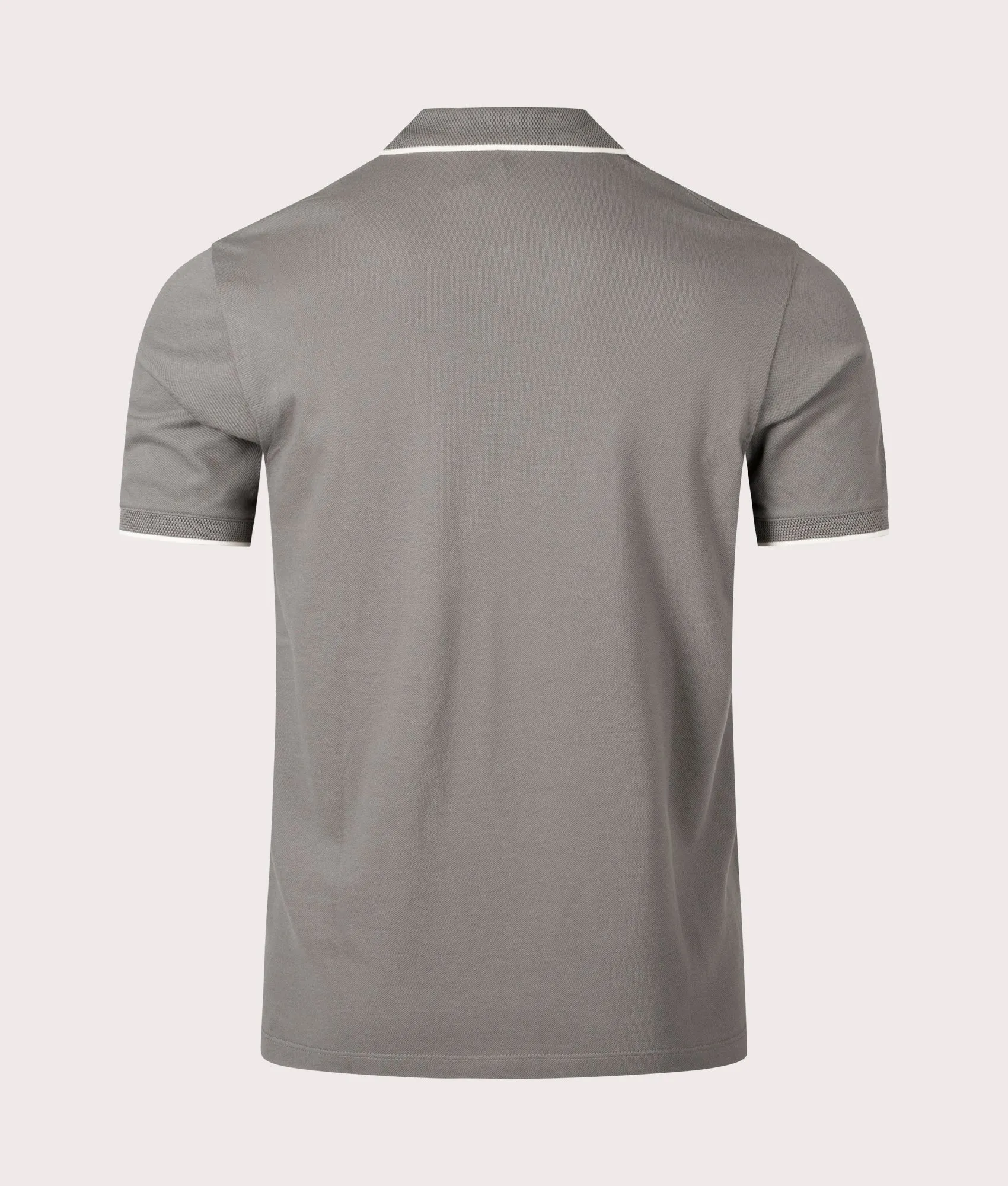 Quarter Zip Tipped Polo Shirt