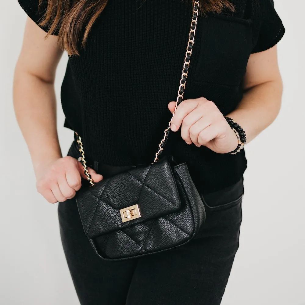 Queenie Crossbody in Black