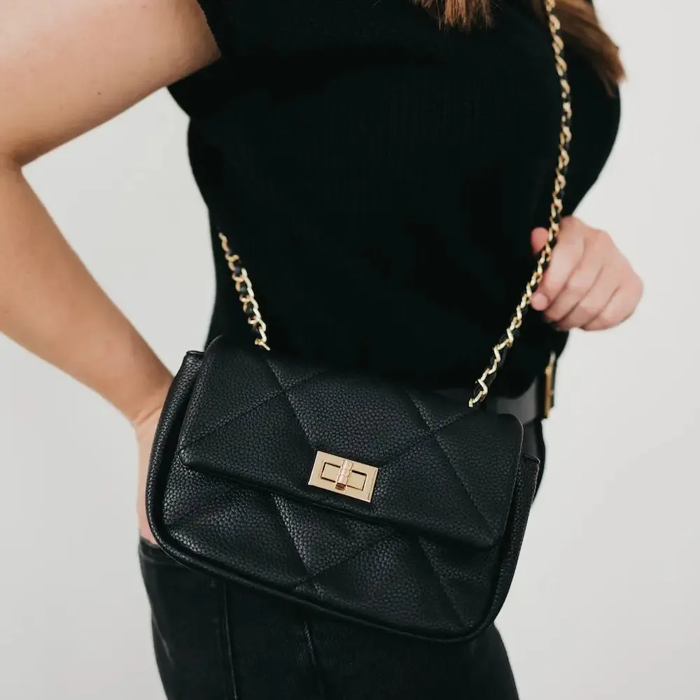 Queenie Crossbody in Black