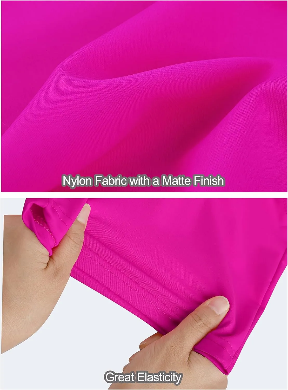 Resinta 5 Pack Youth Girls Quick Dry Active Shorts Athletic Shorts Running Shorts with Drawstring Pocket for Gym Workout Yoga