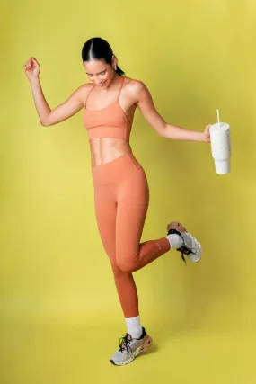 SEAMLESS BUTTER SOFT BROWN LATTE LEGGING