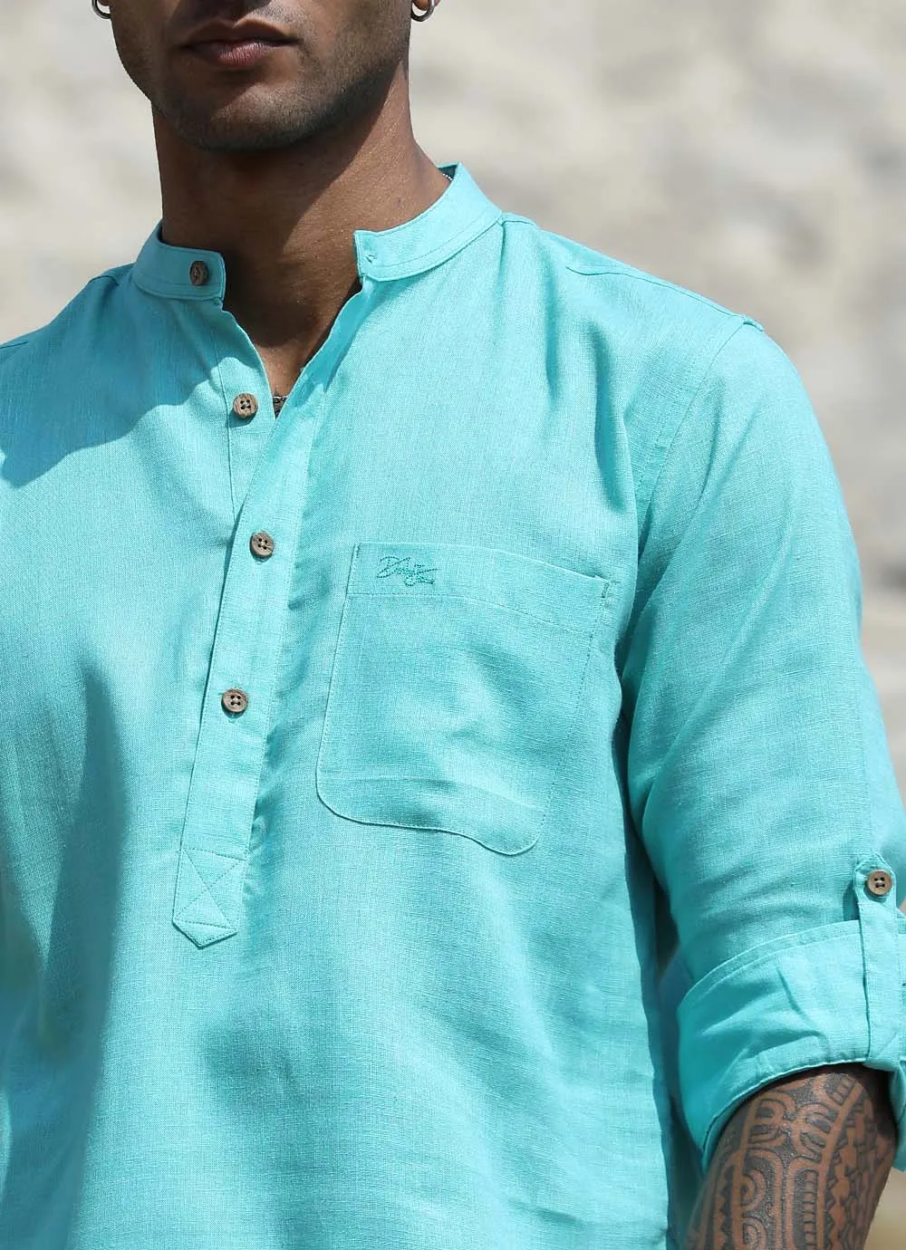 Serene Aqua Kurta