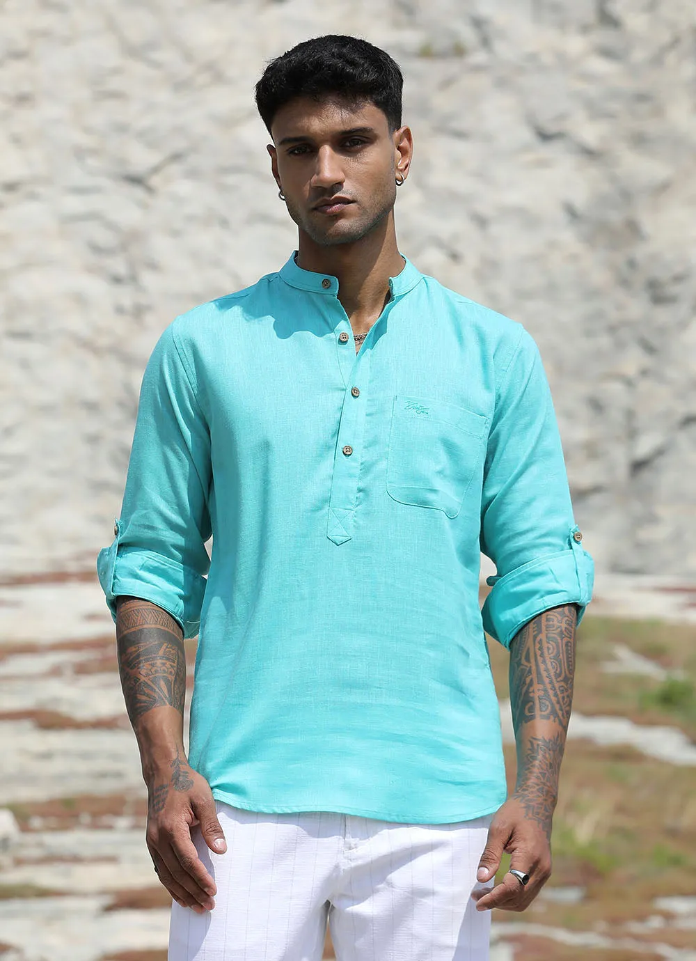 Serene Aqua Kurta