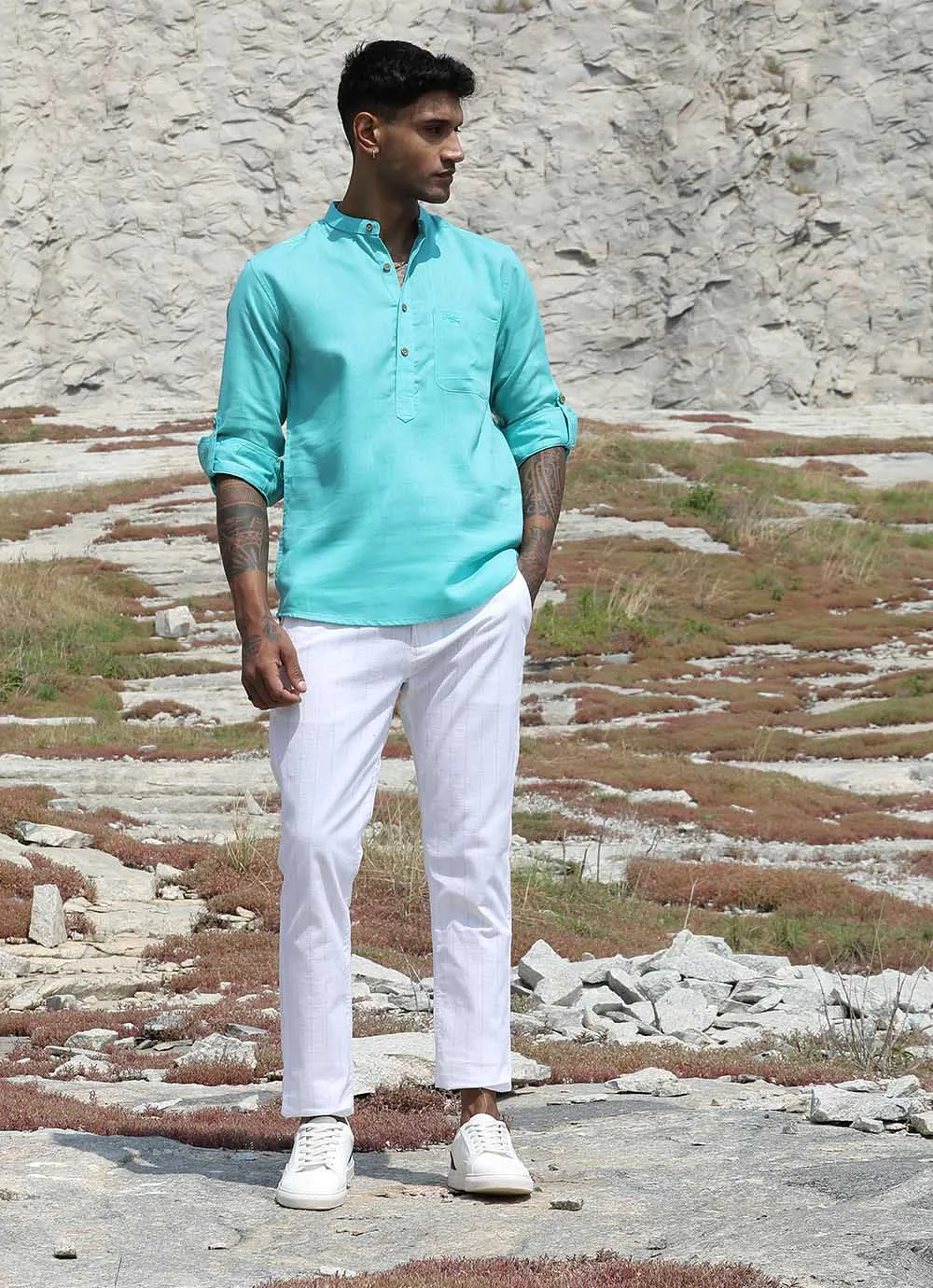 Serene Aqua Kurta