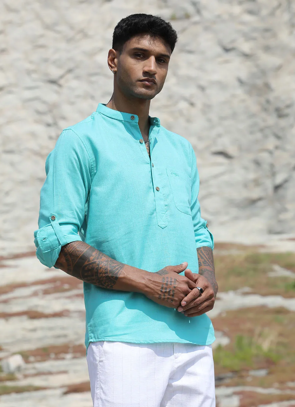 Serene Aqua Kurta
