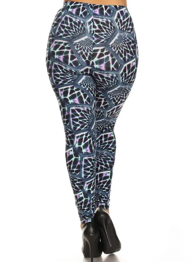 Soft Leggings - Web Print