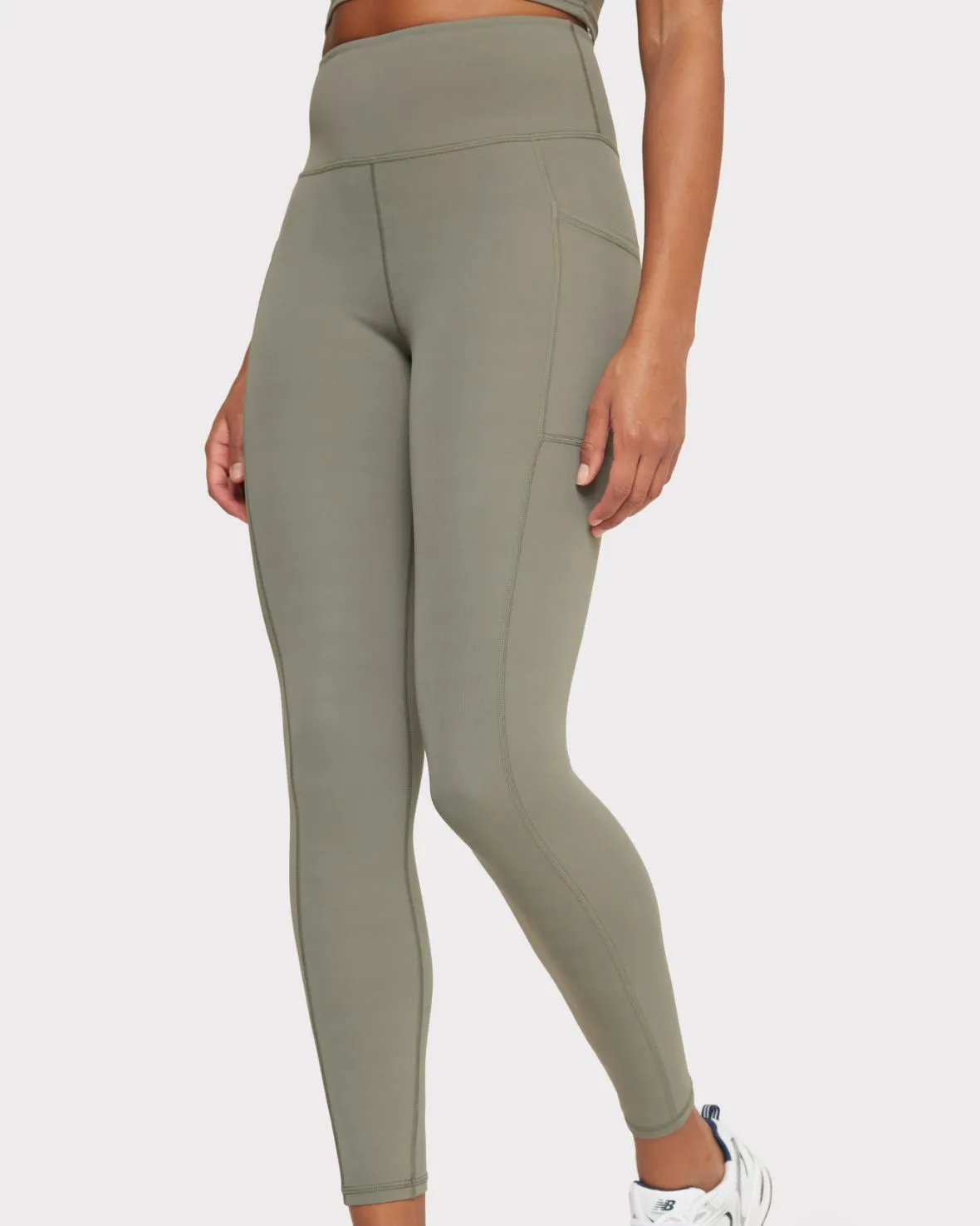 Soft   Stretch High-Rise Leggings - Sage