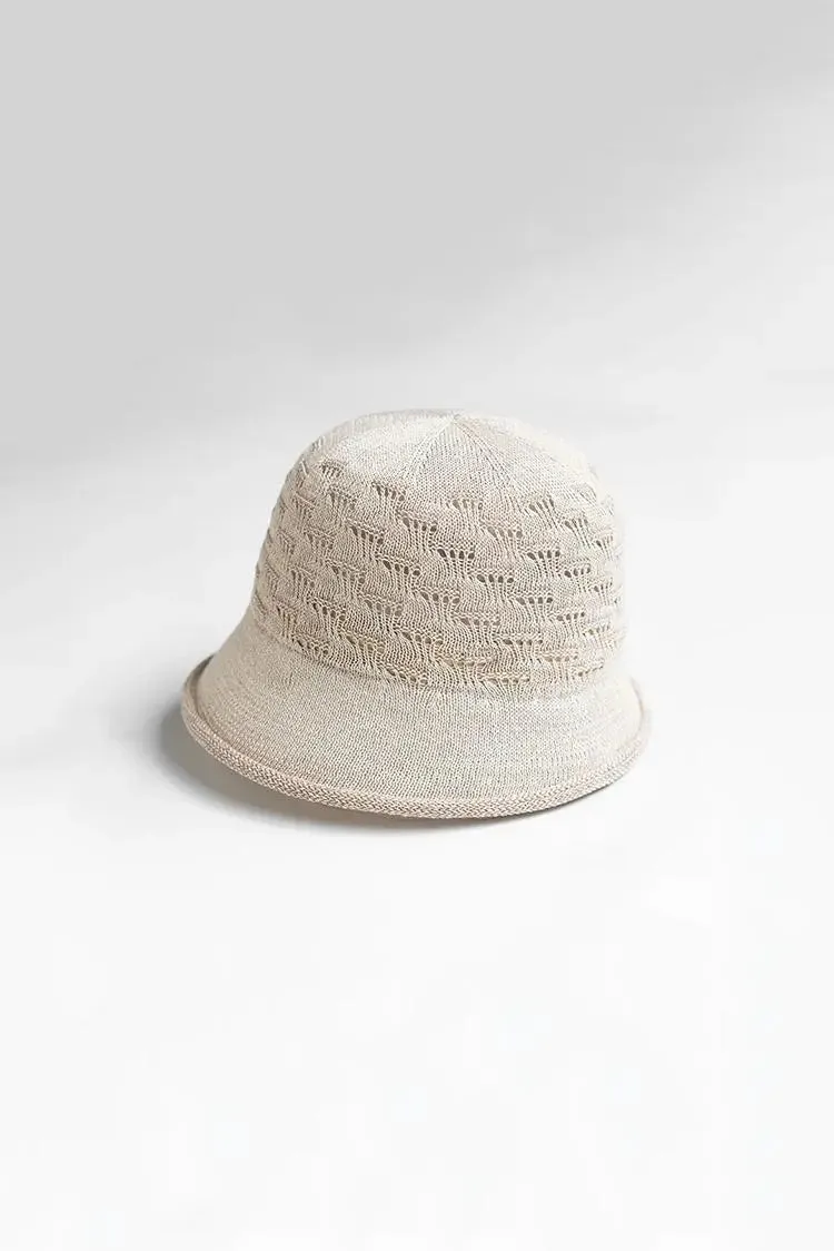 Summer Breathable Crochet Bucket Hat