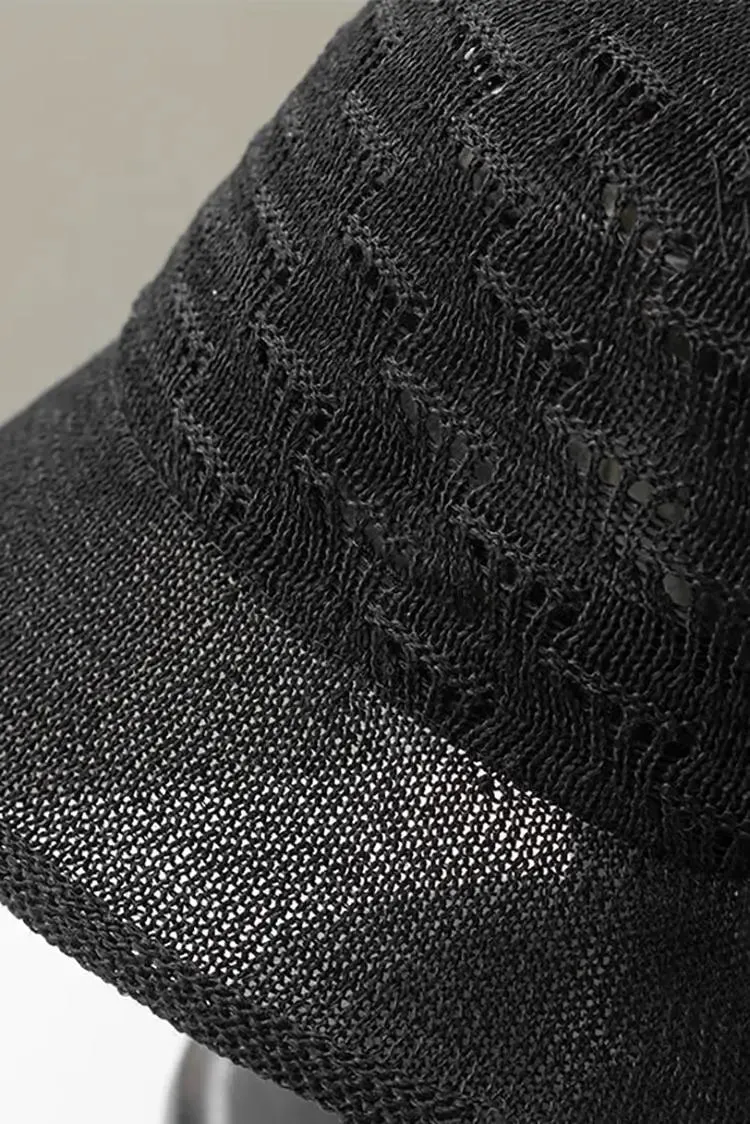 Summer Breathable Crochet Bucket Hat